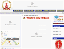 Tablet Screenshot of congchungthaiha.com